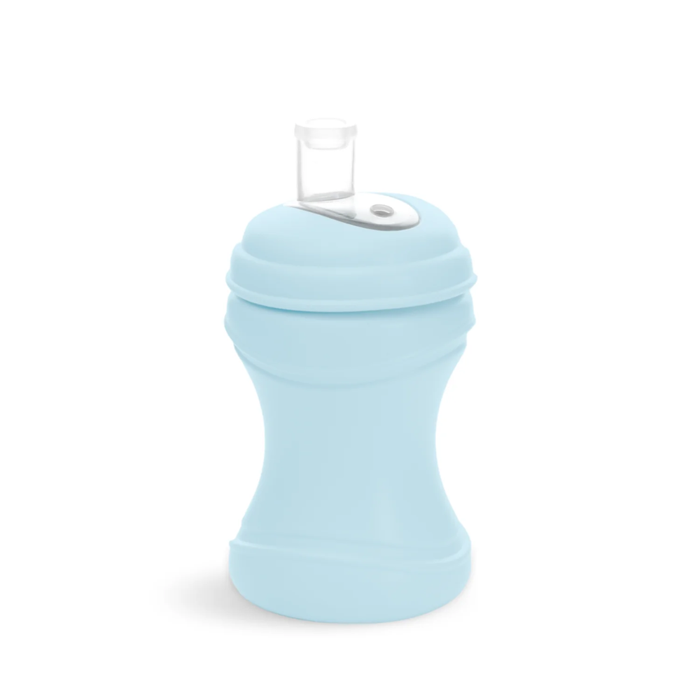ReplayRecycled Vaso Azul Pastel Vaso Con Boca Blanda Anti-derrame Ecológico