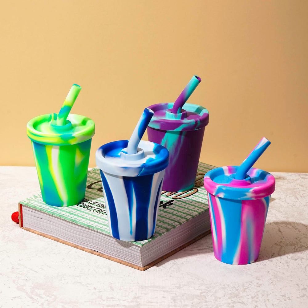 Cook&Play Vaso Vaso Ecológico Bombilla Tie Dye 280ml