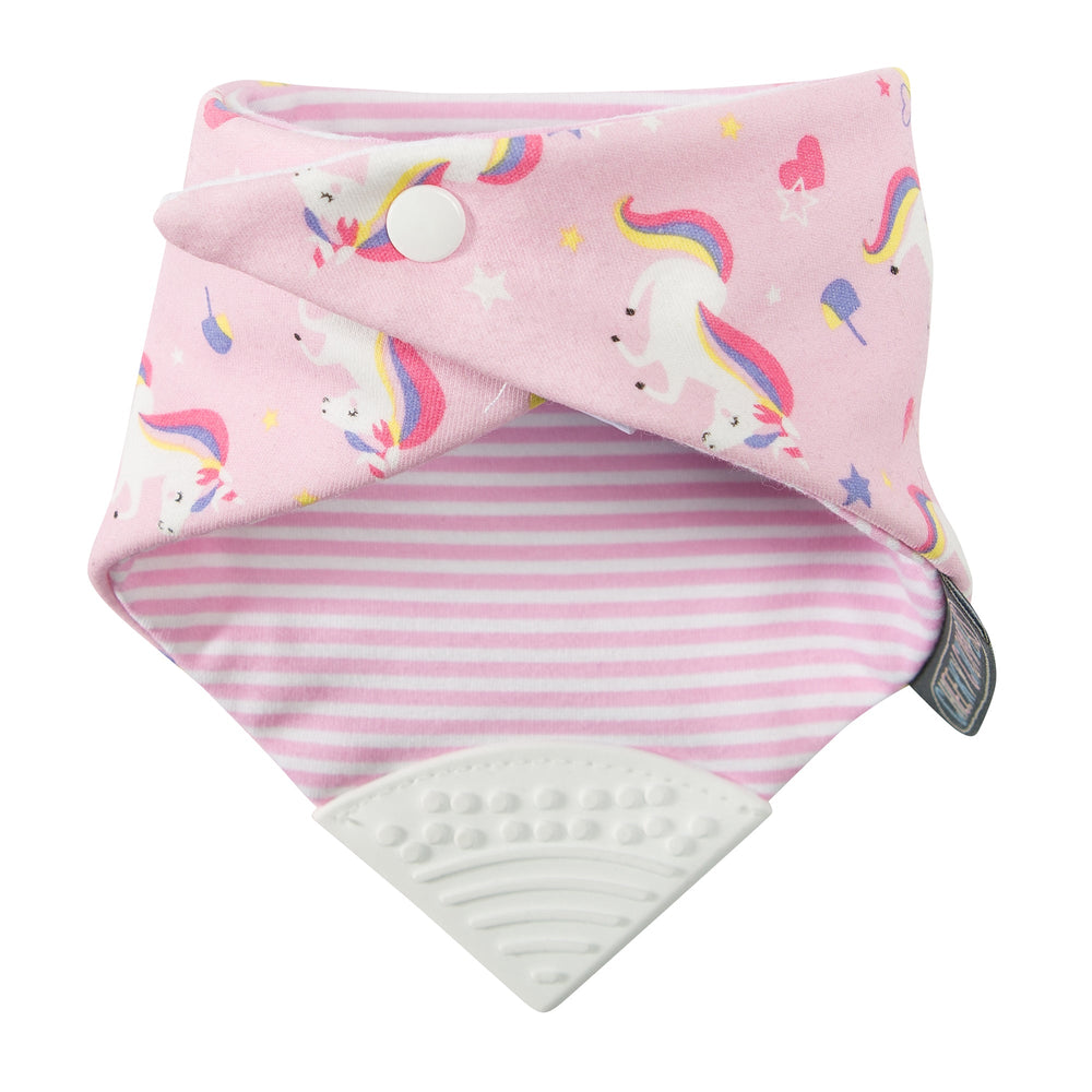 Cheeky Chompers Babero con Mordedor Babero con Mordedor - Unicorn Love