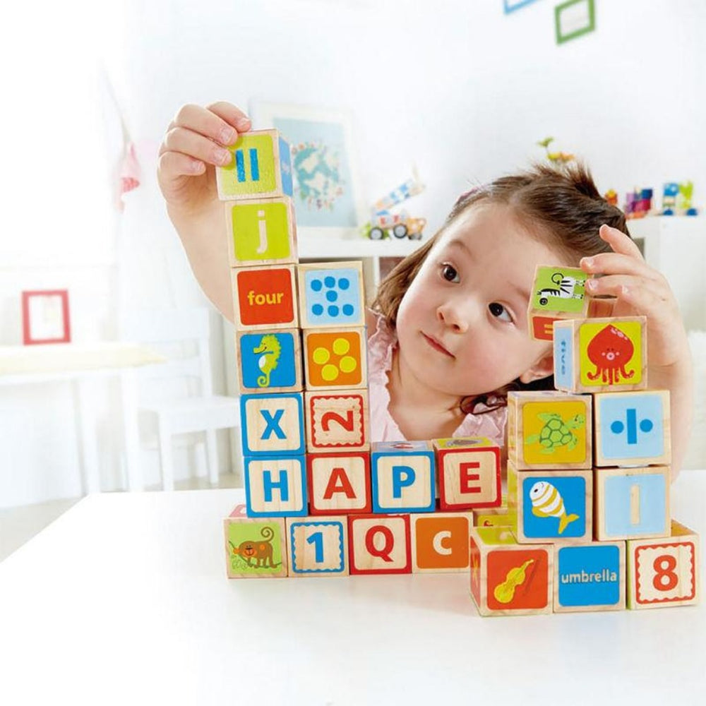 Hape Juguete BLOQUES ABC DE MADERA