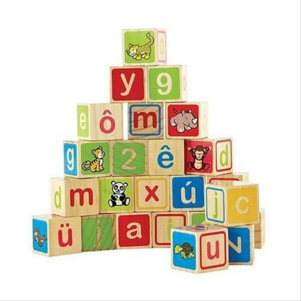 Hape Juguete BLOQUES ABC DE MADERA