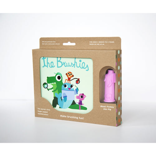 Cepillo de Dientes Títere + Libro Cuentos Pinkey