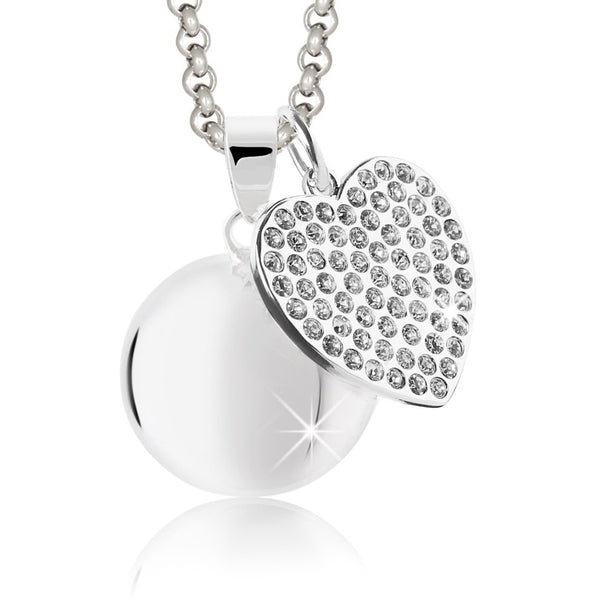 Mamijux Collar Harmony Ball Crystal heart