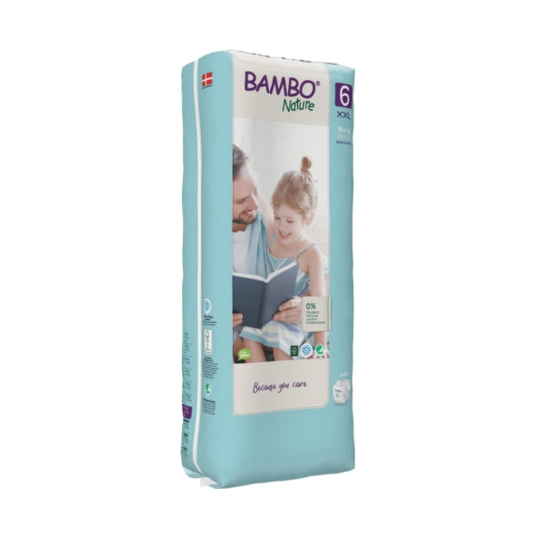 Bamboo Nature Pañales 6 Eco-Friendly 16+ Paquete Alto Pañal Bambo Nature