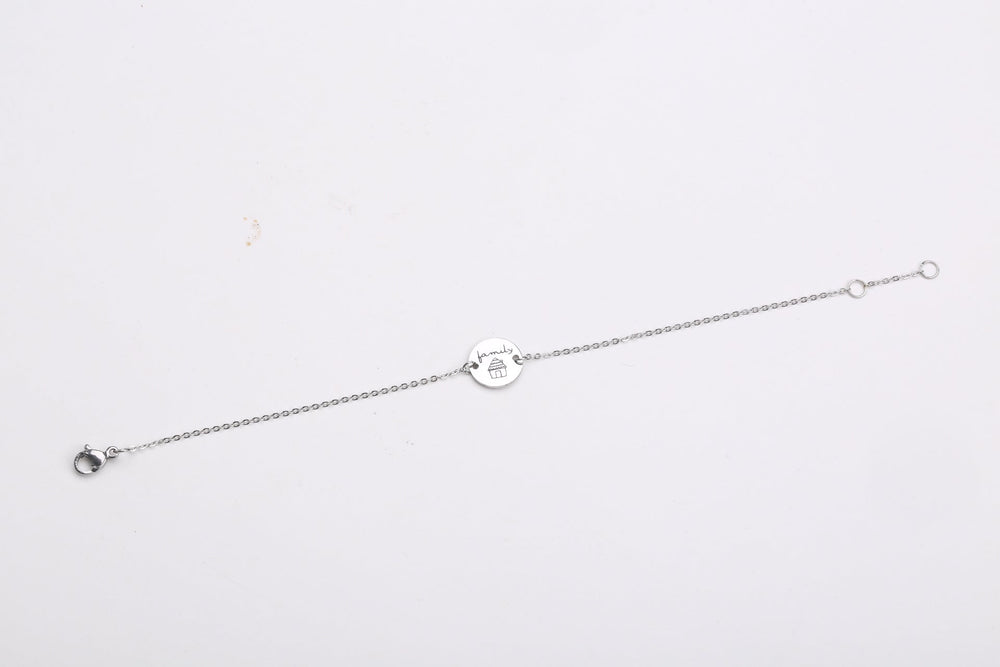Mamijux Collar Pulsera TAG Bottoncino Family