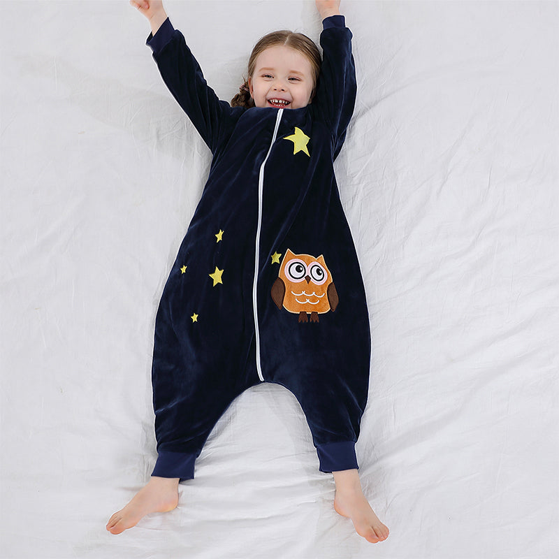Cook&Play Pijamas y saquitos para bebés Saco de Dormir Pijama Infantil con Mangas Búho