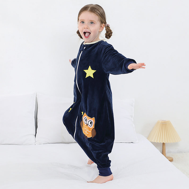 Cook&Play Pijamas y saquitos para bebés Saco de Dormir Pijama Infantil con Mangas Búho