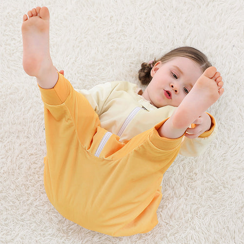 Saco de Dormir Pijama Infantil con Mangas Pio Pio en uso