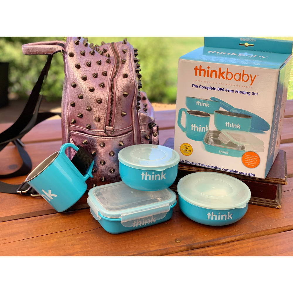 ThinkBaby Set Alimento Set de Comida ThinkBaby-Naranjo