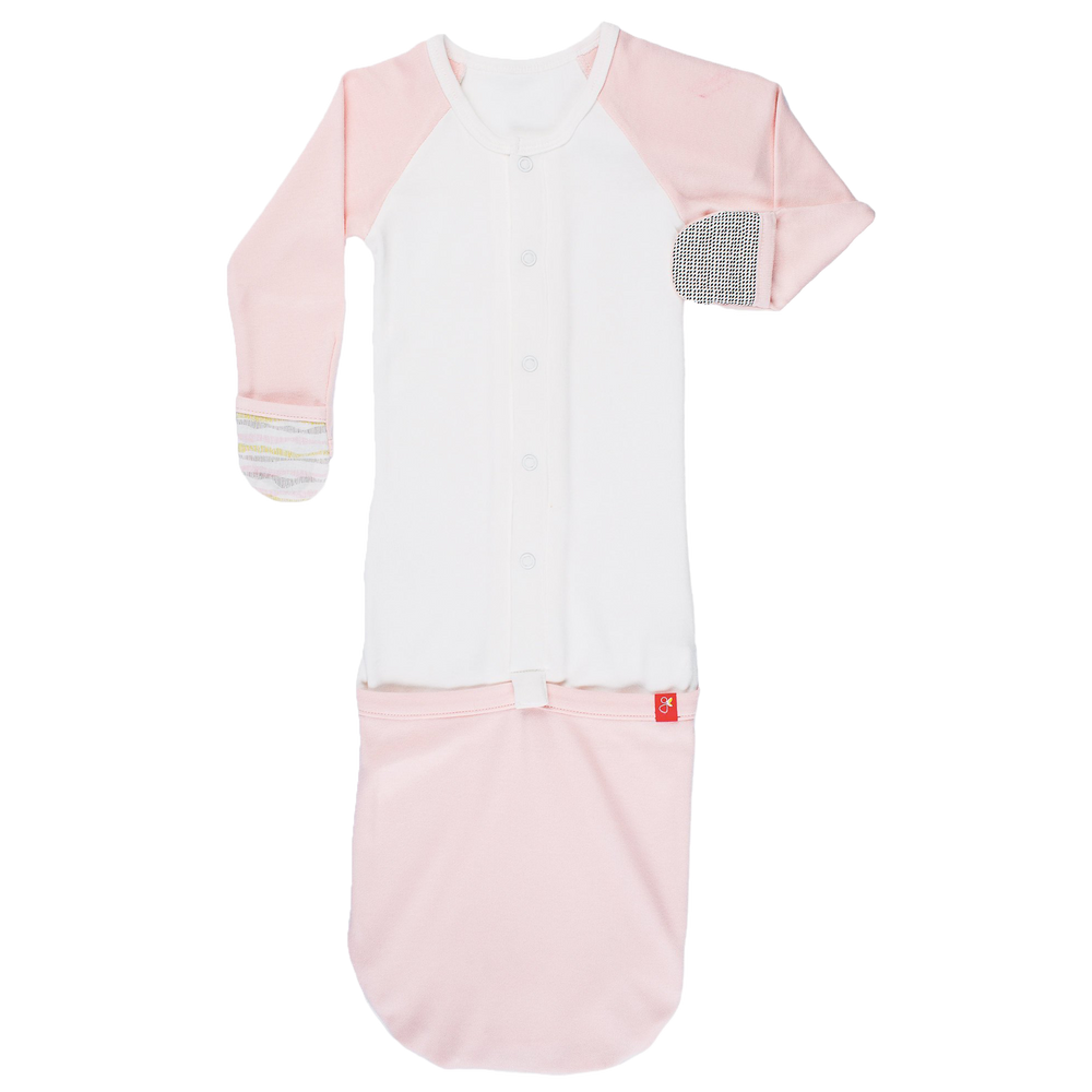 Goumikids Guantes Set Recién Nacido Bebé - GeoWave Pink