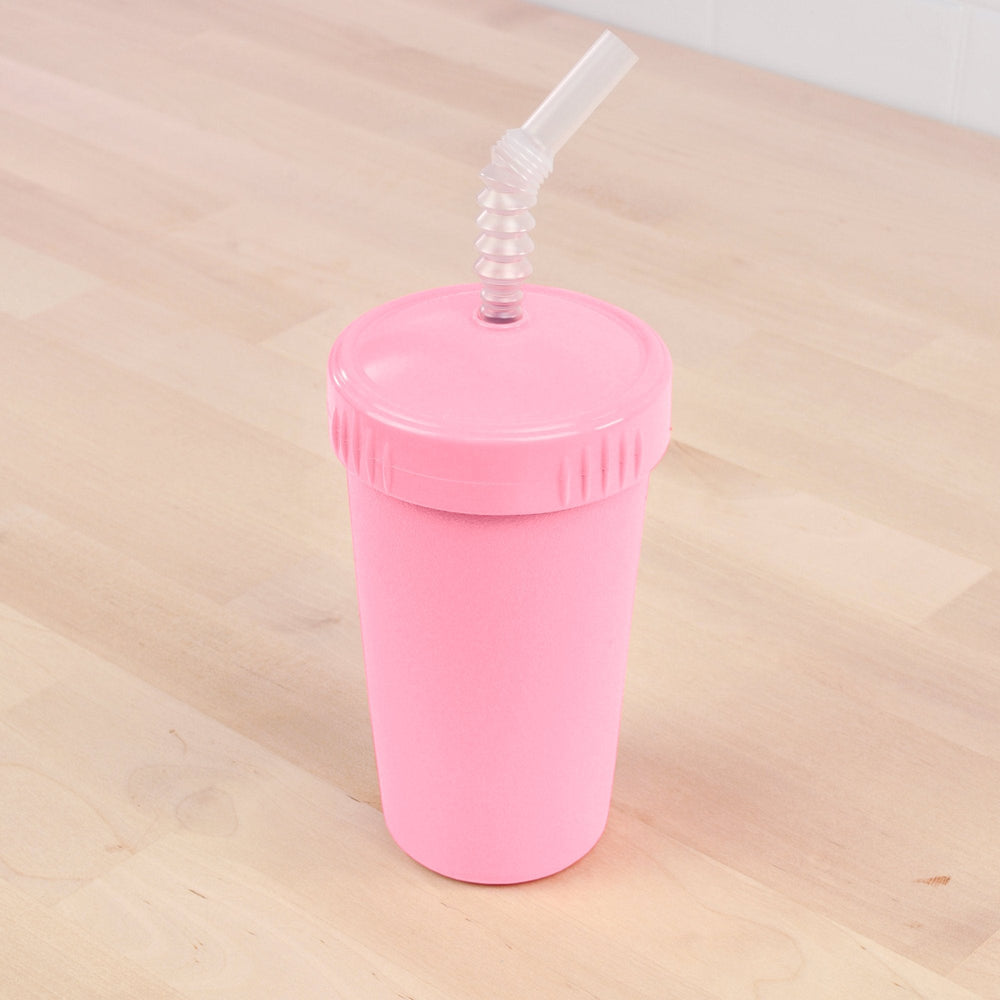 ReplayRecycled Vaso Plástico Reciclado / Rosado Vaso Ecológico con Bombilla