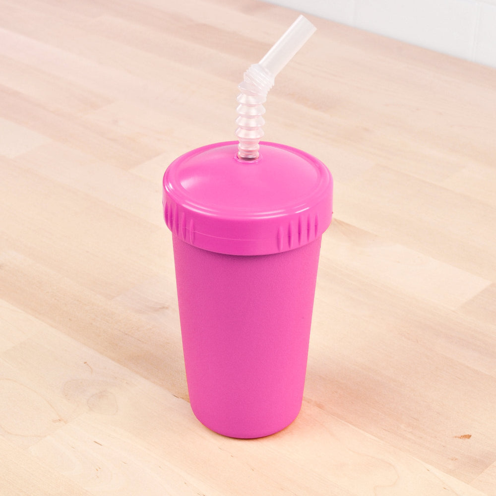ReplayRecycled Vaso Plástico Reciclado / Fucsia Vaso Ecológico con Bombilla