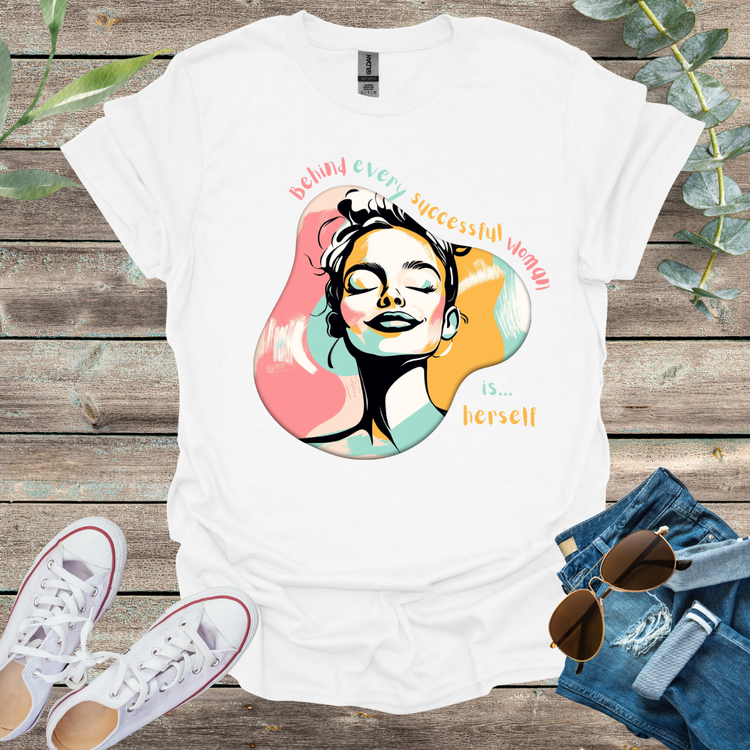 Once Upon a Dream T-Shirt Cornsilk / S Behind Every Succesful Woman