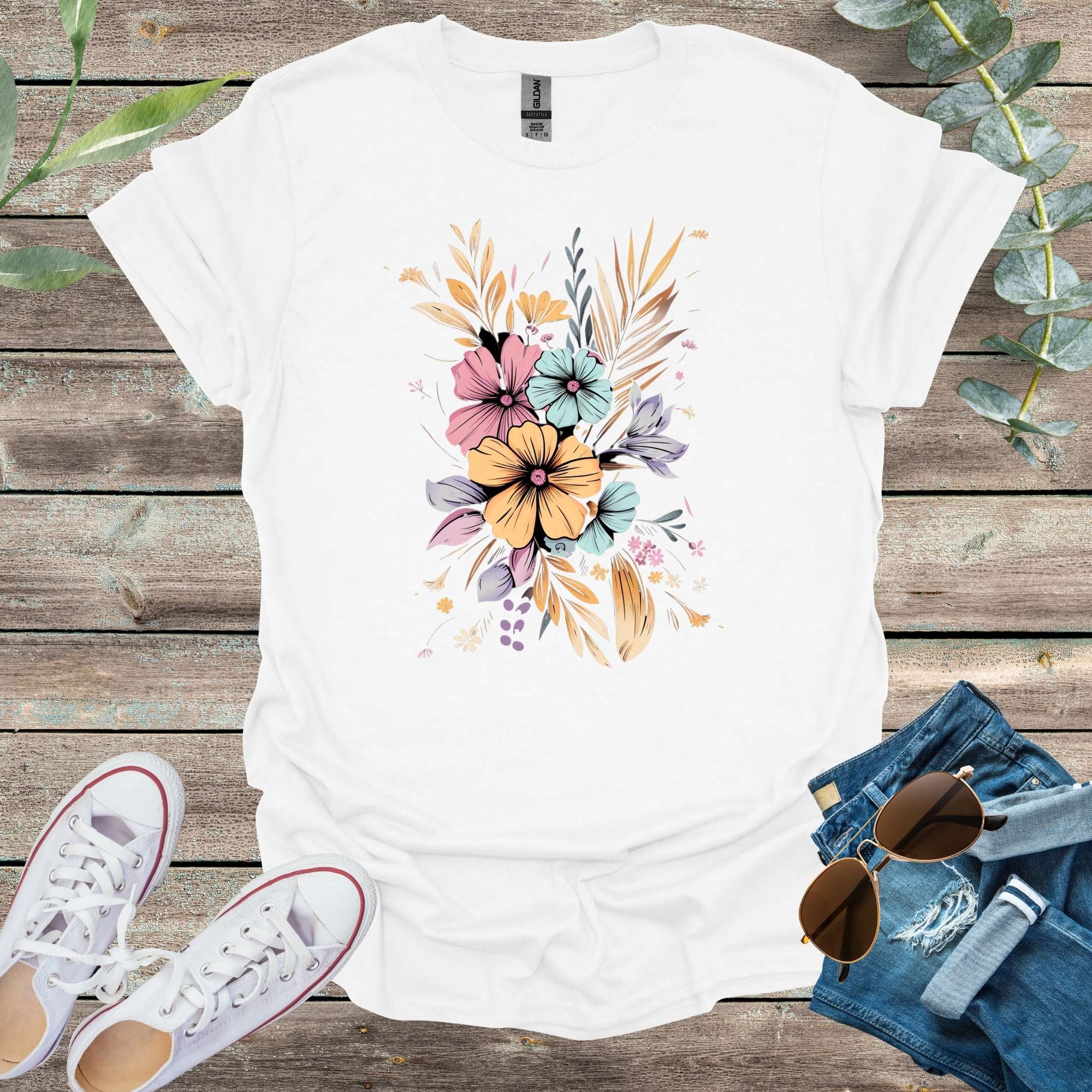 Once Upon a Dream T-Shirt White / S Flowers