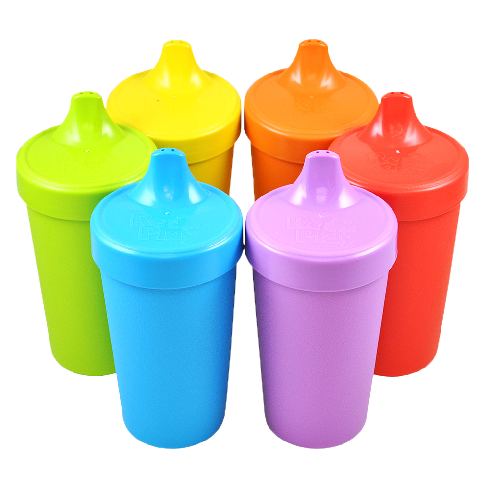 ReplayRecycled Bowl Rosado Pastel / Menta Pack 2 Vasos Anti-derrame Boca Dura