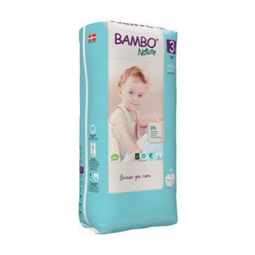 Bamboo Nature Pañales 3 Midi 4KG-8Kg Paquete Alto Pañal Bambo Nature