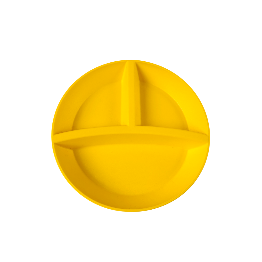 ReplayRecycled Plato Amarillo Plato División Ecológico Circular