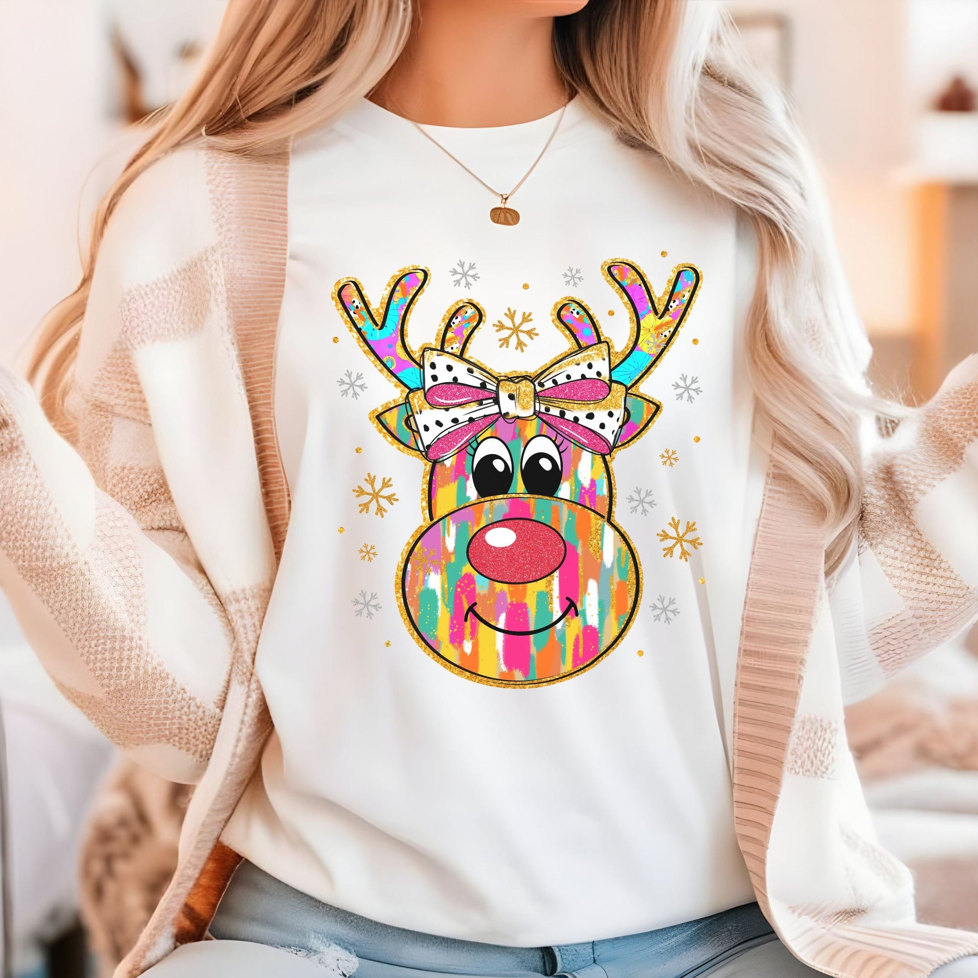 Once Upon a Dream T-Shirt Polera Navidad Rudolph 100% Organica