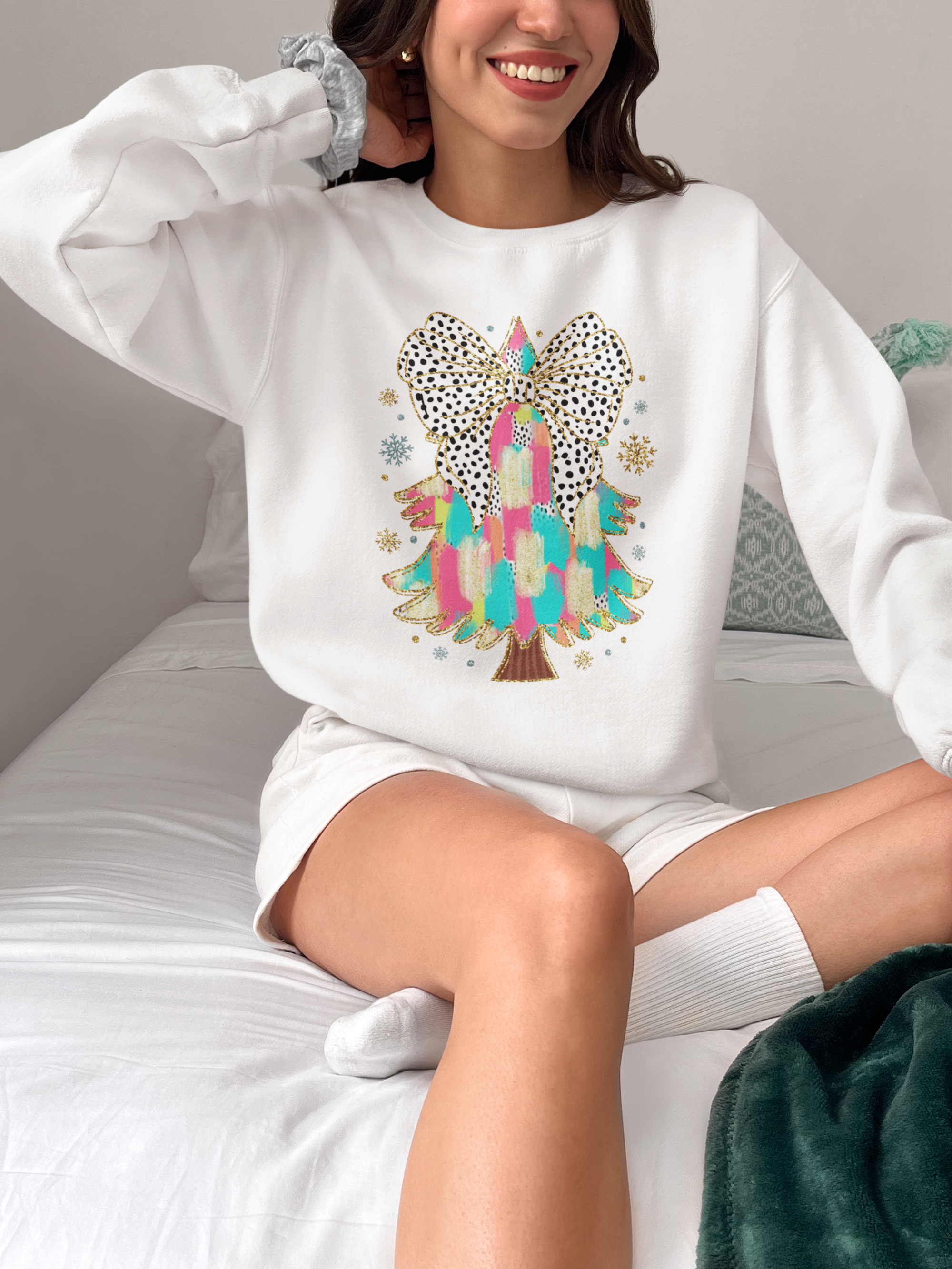 Once Upon a Dream Sweatshirt Soft Rose / S Poleron Polo Navidad 100% Organico Arbol Colores