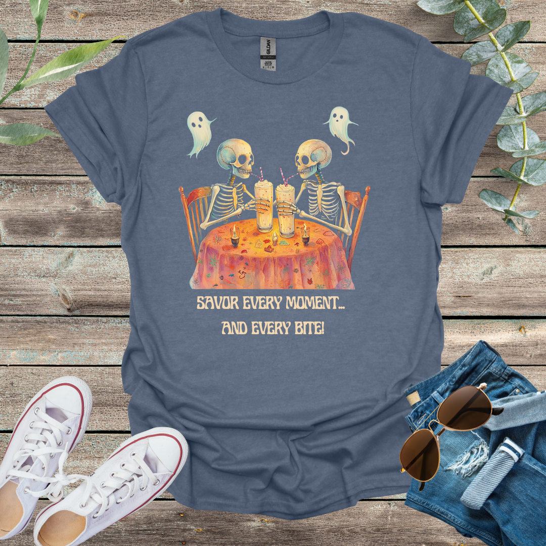 Cook&Play T-Shirt Heather Indigo / S Savor Every Moment