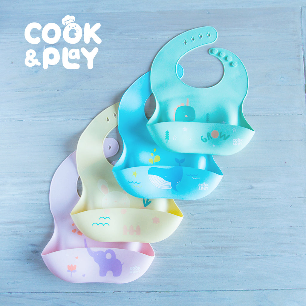 ReplayRecycled Set Alimento Set 4 Piezas Con Babero