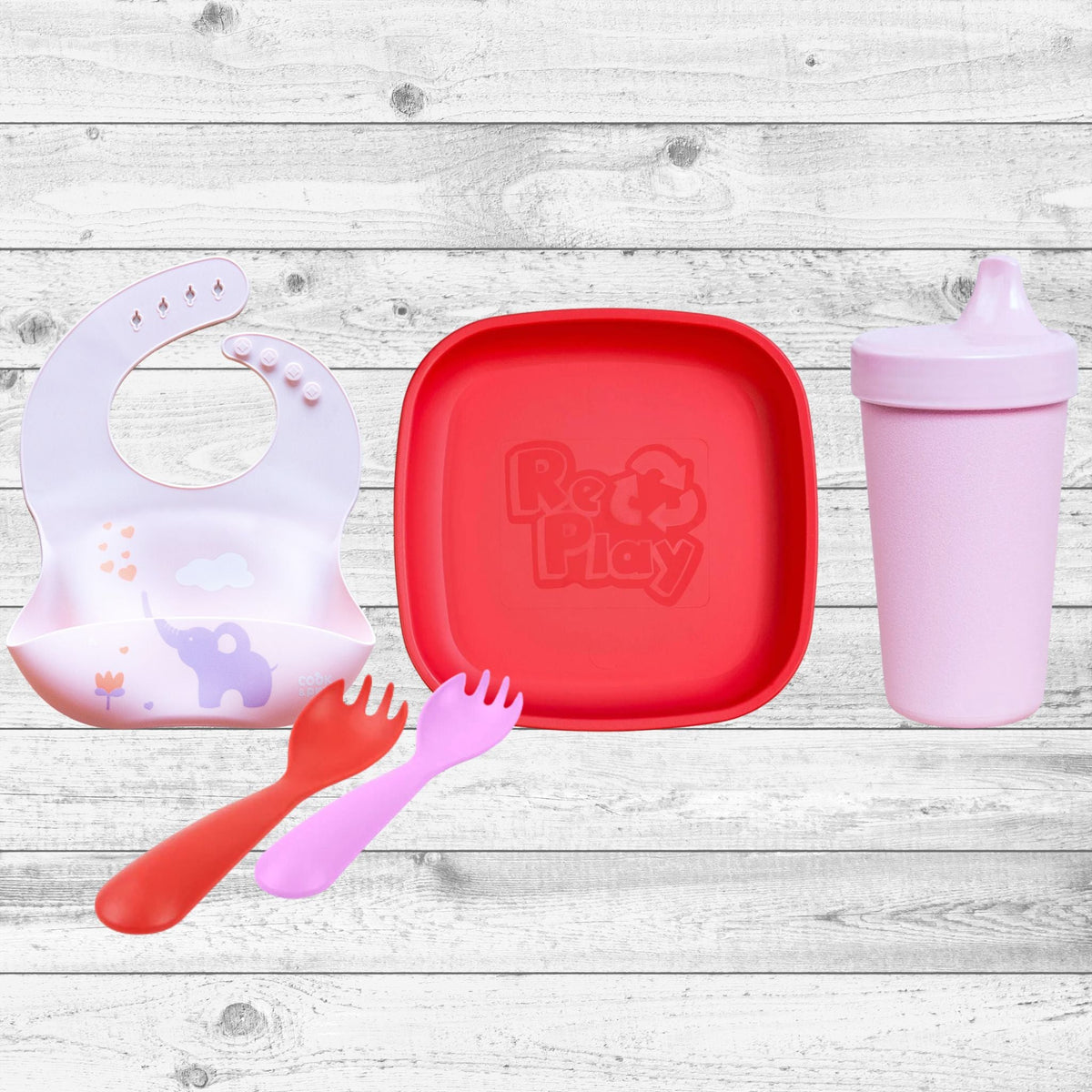 ReplayRecycled Set Alimento Rojo Set de 5 Piezas