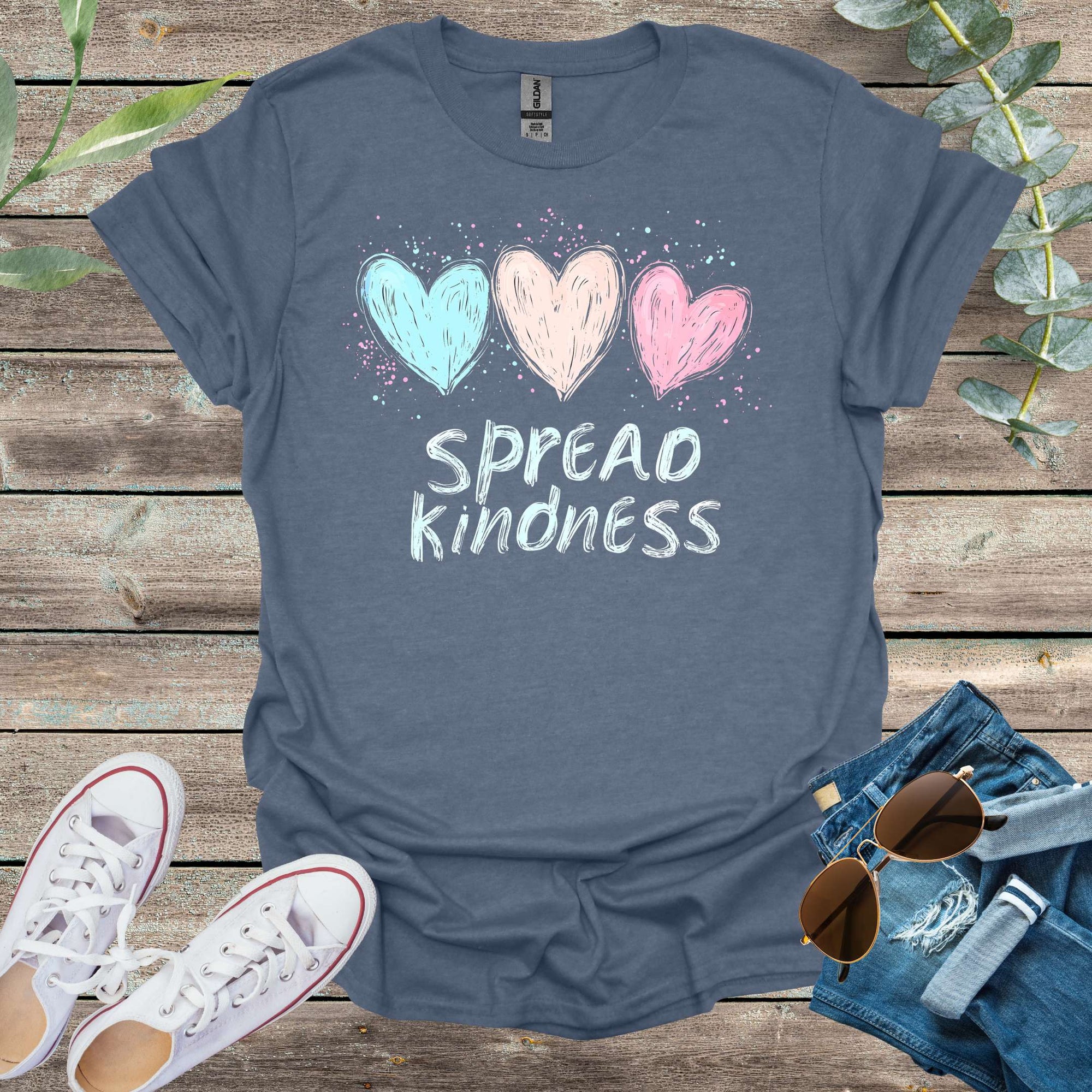 Printify T-Shirt Black / S Spread Kindness