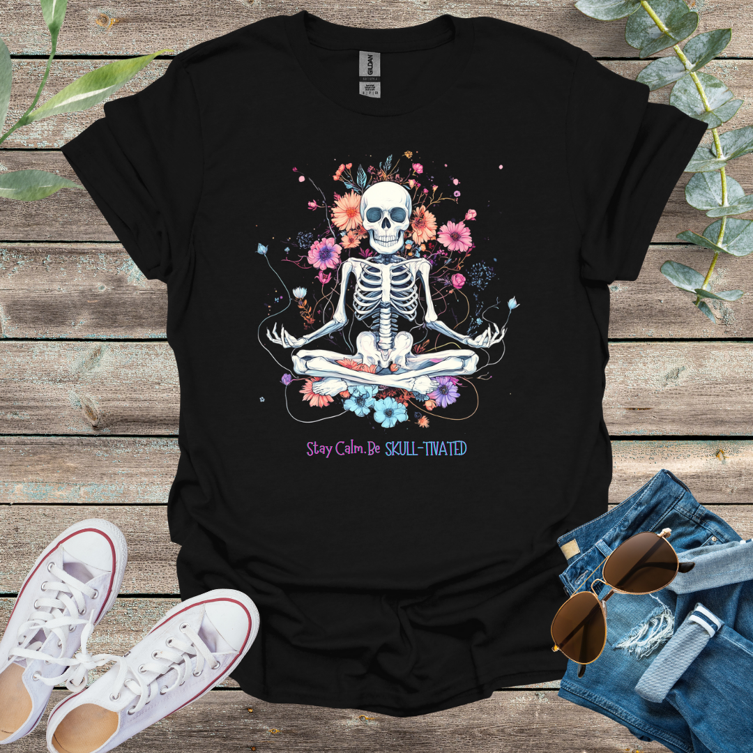 Once Upon a Dream T-Shirt White / S Stay Calm, Be Skulltivated