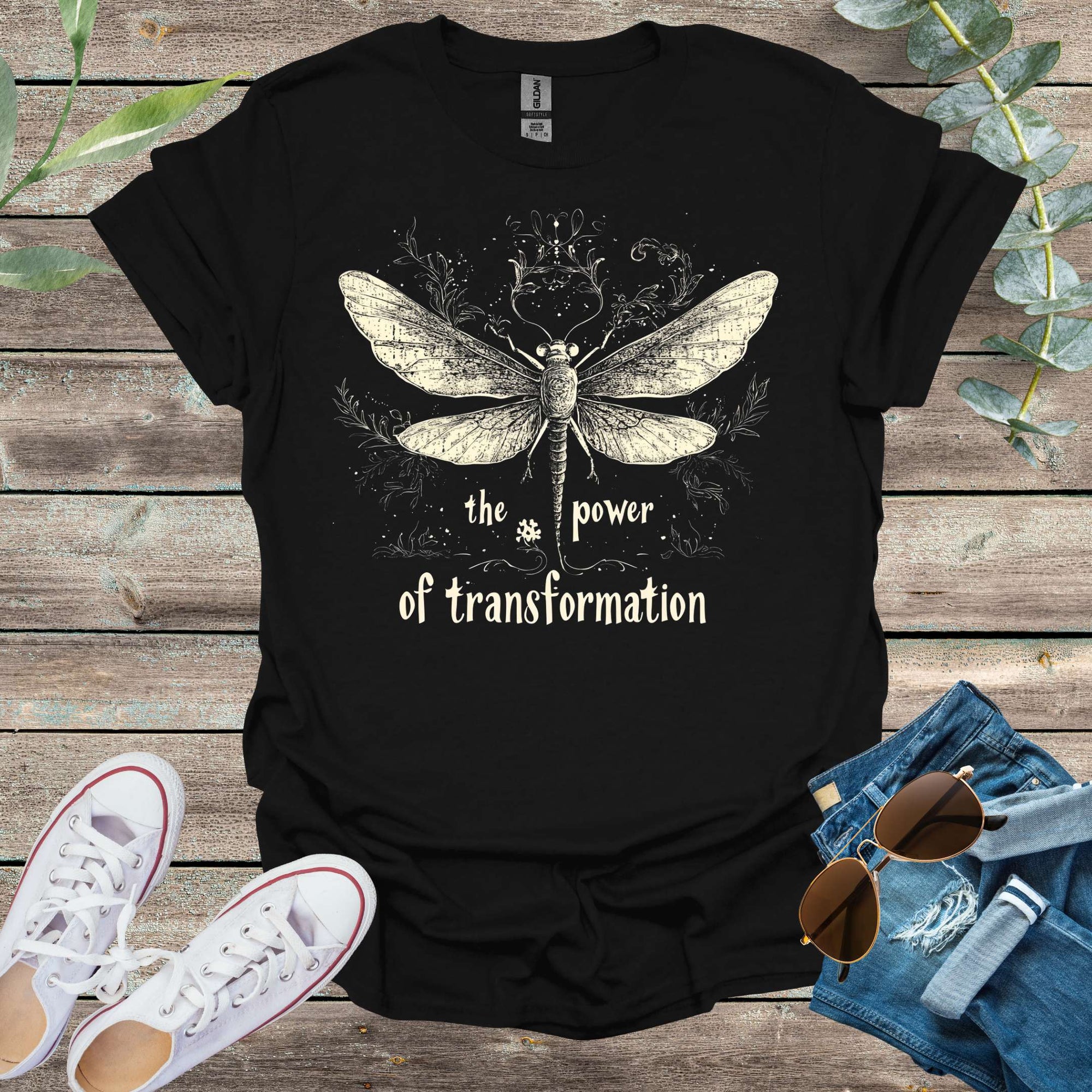 Printify T-Shirt Tropical Blue / S The power of Transformation