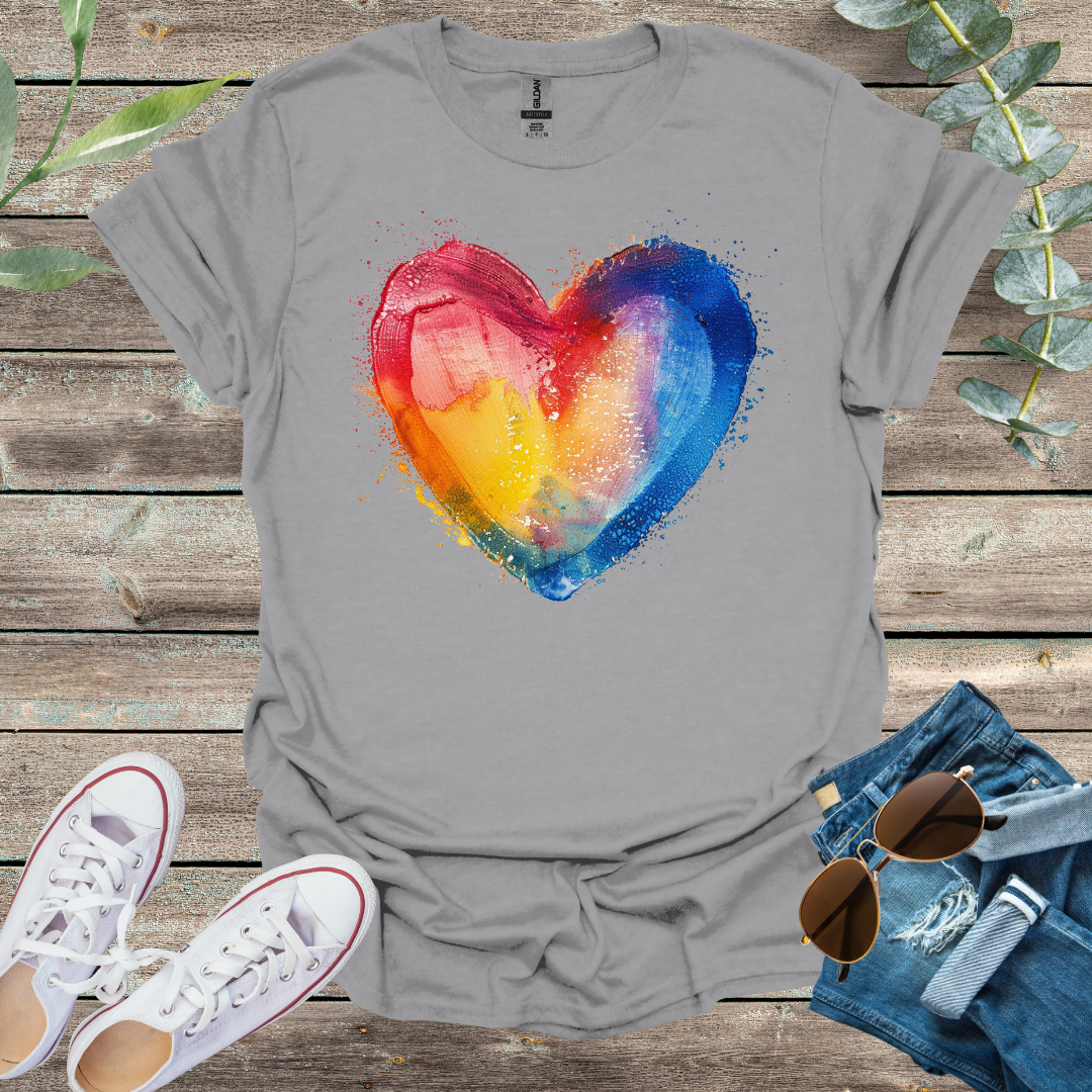 Once Upon a Dream T-Shirt White / S Tie Dye Heart