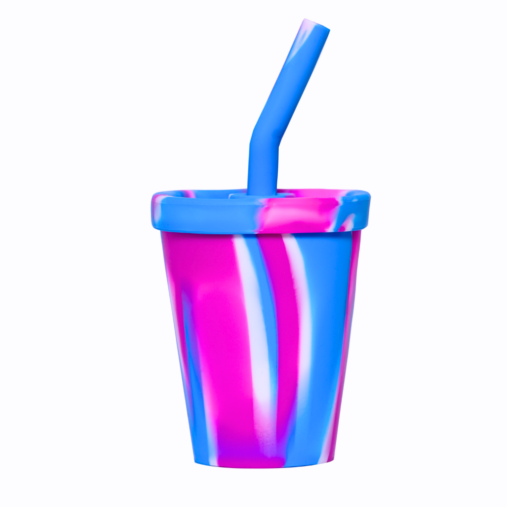 Cook&amp;Play Vaso Coral Vaso Ecológico Bombilla Tie Dye 280ml