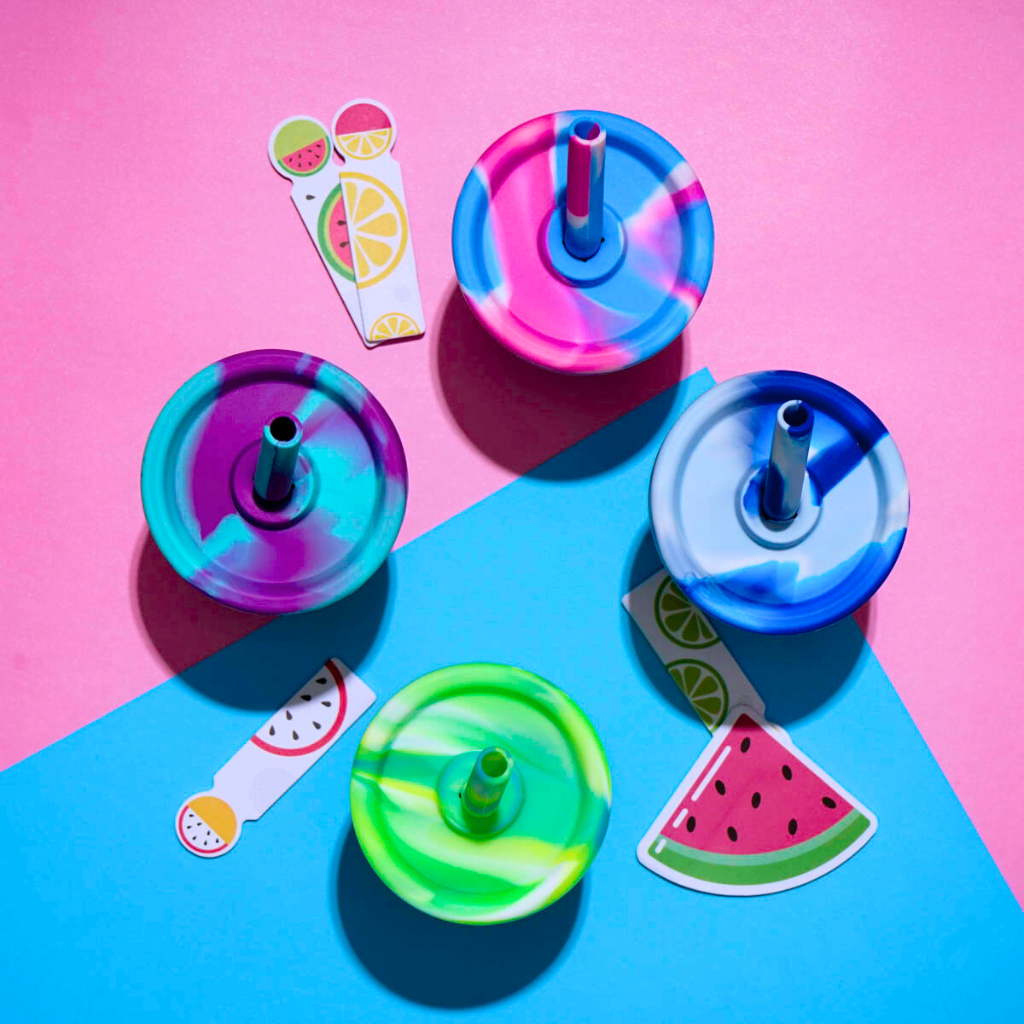 Cook&amp;Play Vaso Vaso Ecológico Bombilla Tie Dye 280ml