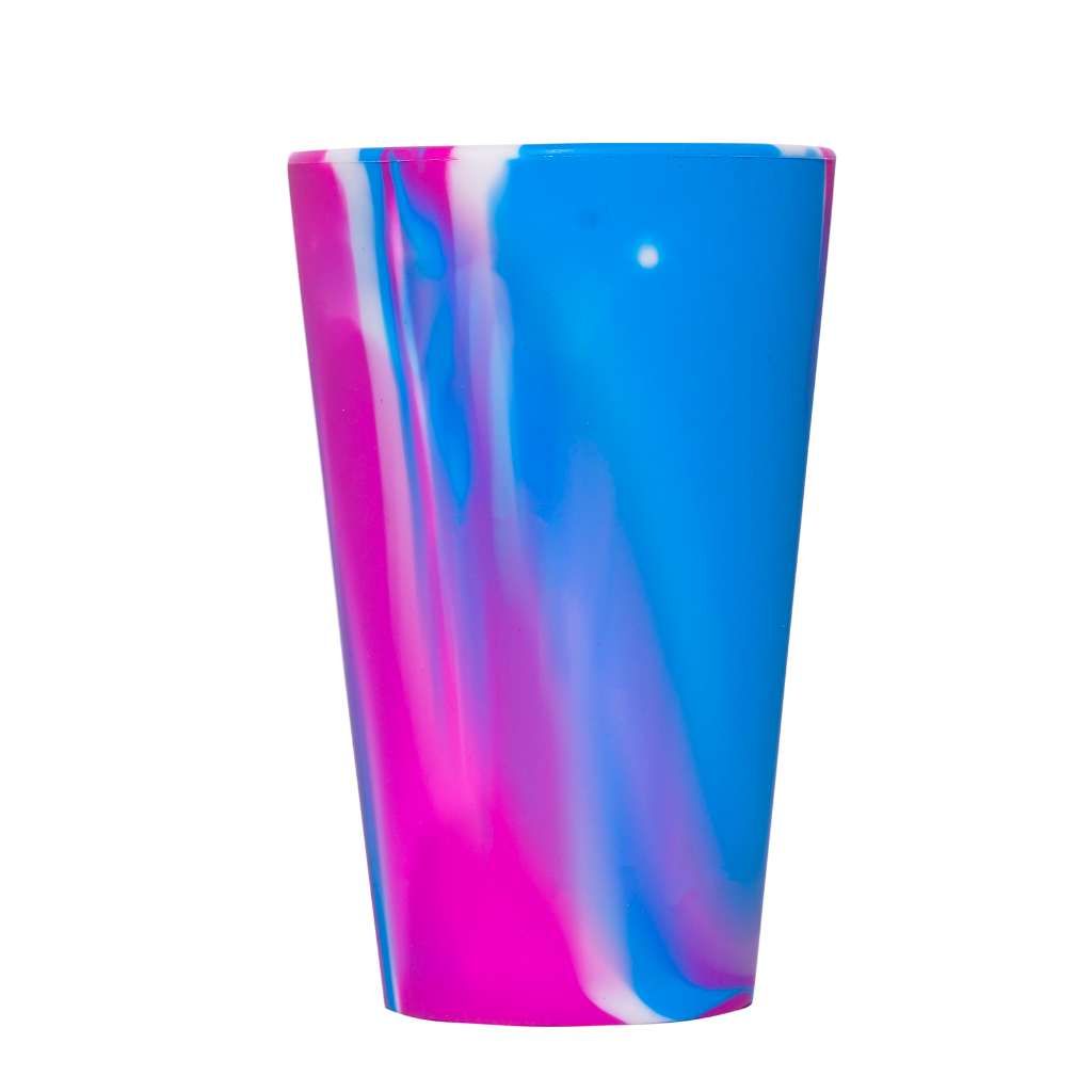 Cook&amp;Play Vaso Coral / 480Ml Vaso Ecológico Silicona Tie Dye 480ml