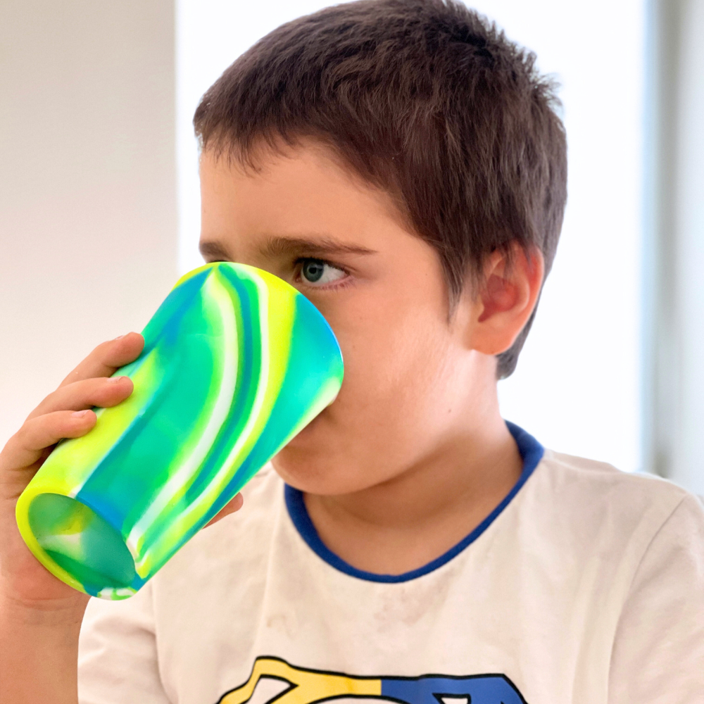 Cook&Play Vaso Vaso Ecológico Silicona Tie Dye 480ml