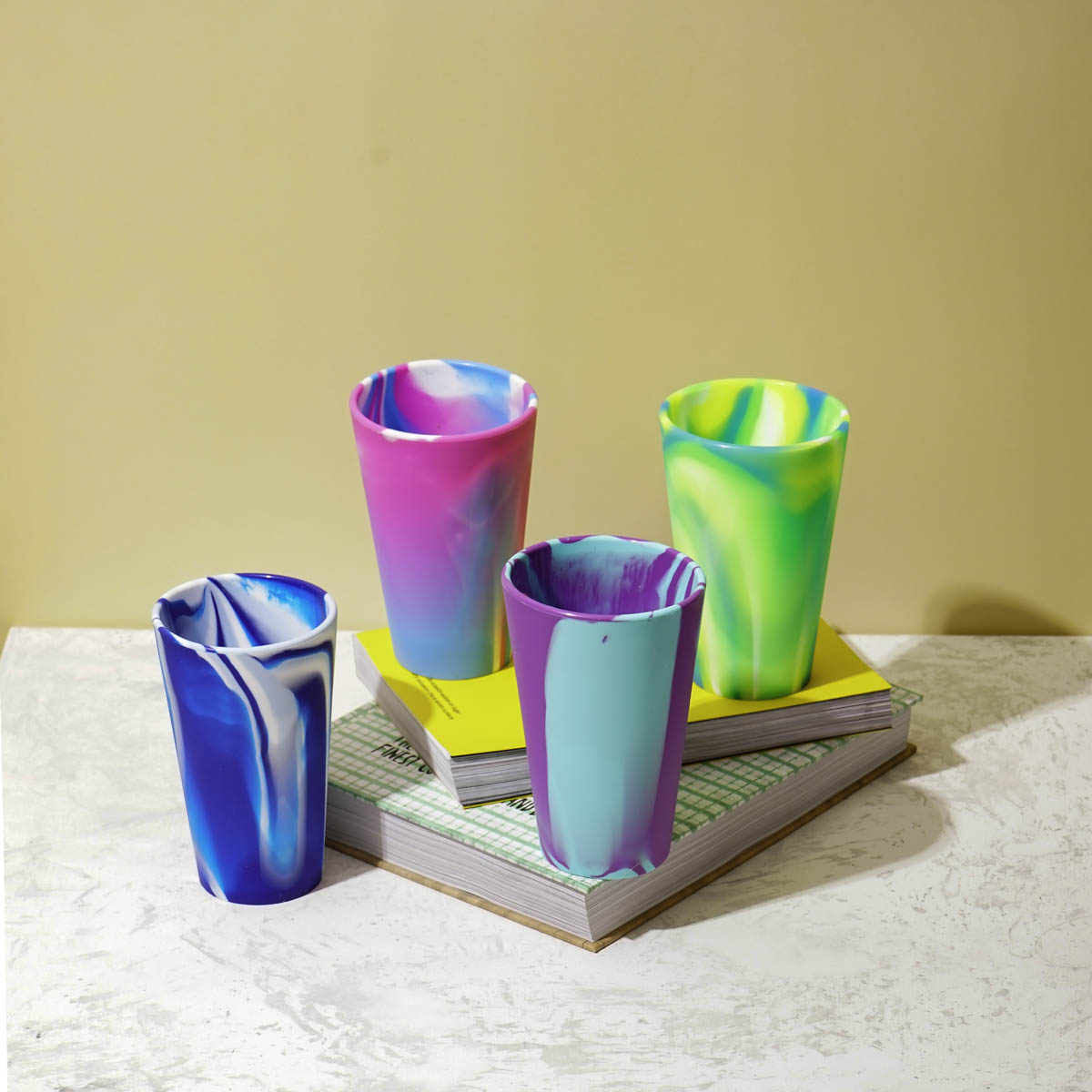 Cook&amp;Play Vaso Vaso Ecológico Silicona Tie Dye 480ml