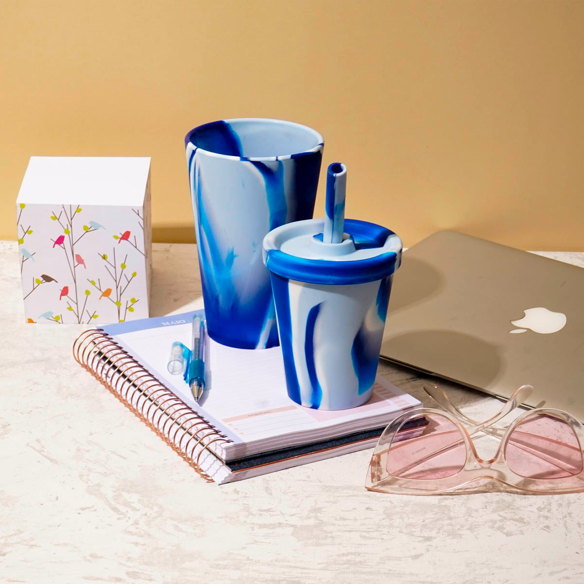 Cook&amp;Play Vaso Vaso Ecológico Silicona Tie Dye 480ml