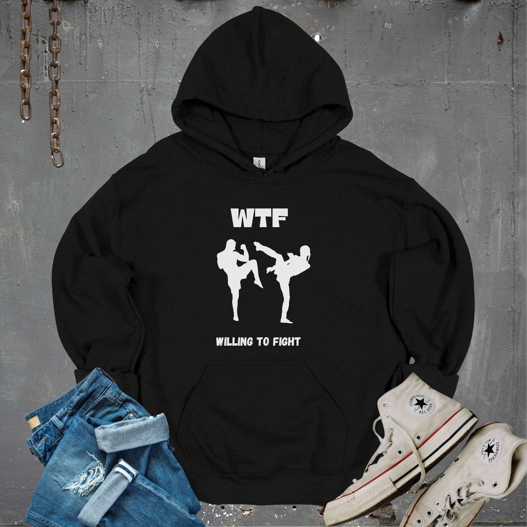 Once Upon a Dream Hoodie Poleron Canguro 100% Organico Willing to Fight