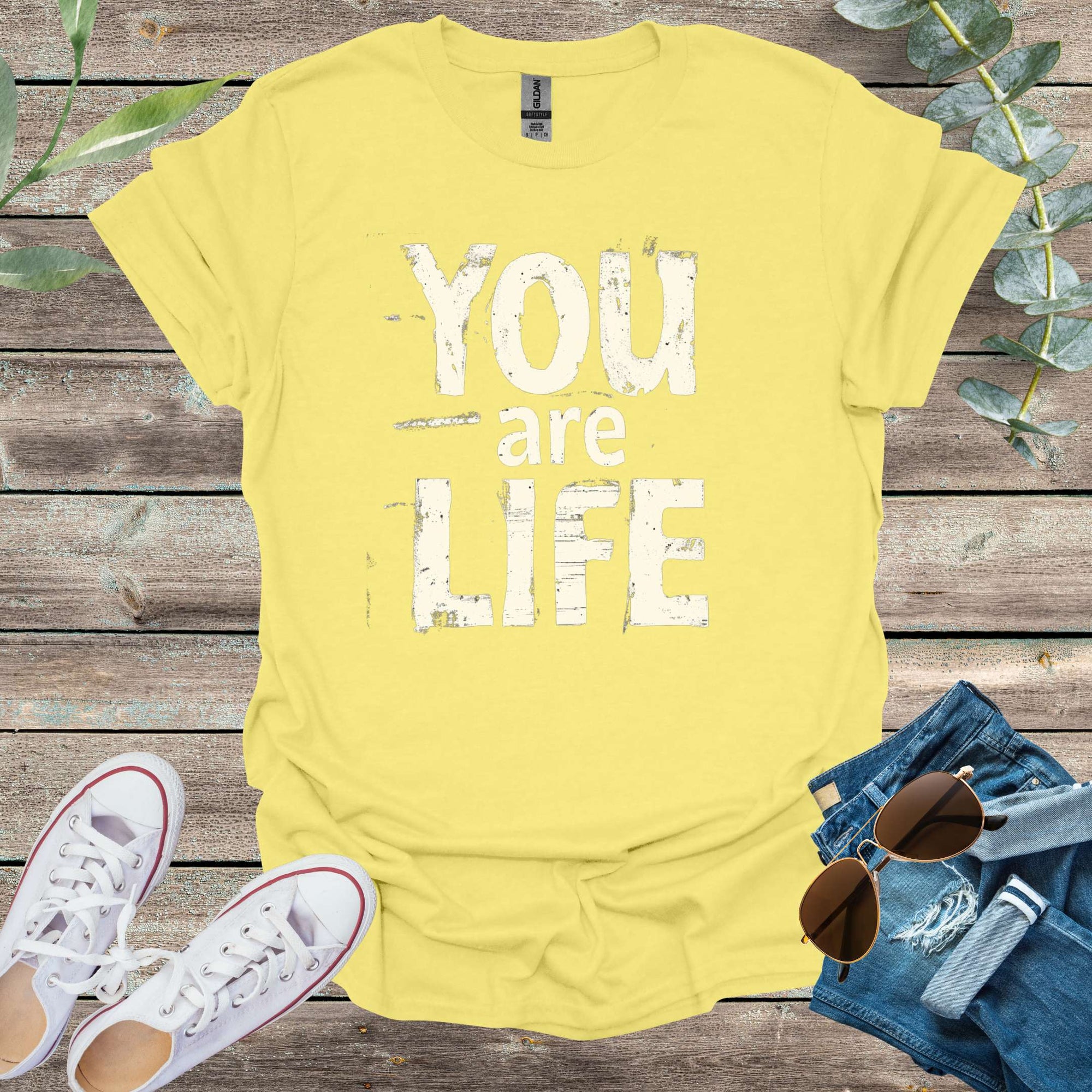 Printify T-Shirt Black / S You are Life