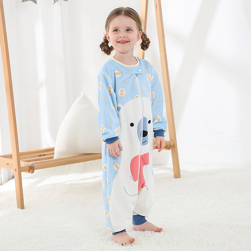 Saco de Dormir Pijama Infantil con Mangas Panda