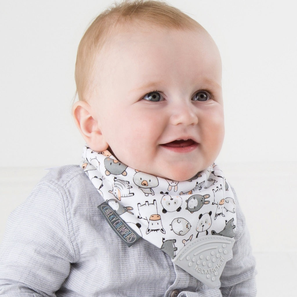 Cheeky Chompers Babero con Mordedor Babero con Mordedor - Panda Pals