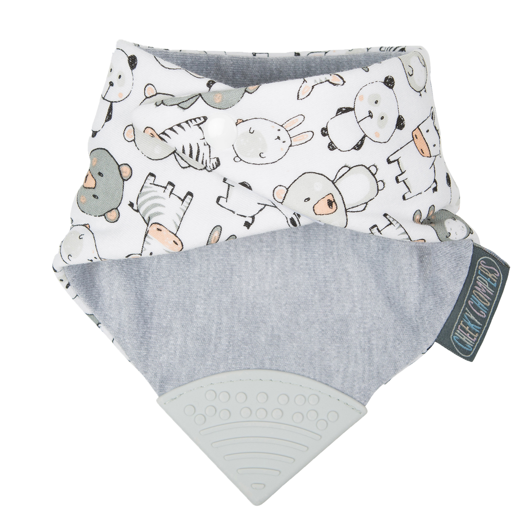 Cheeky Chompers Babero con Mordedor Babero con Mordedor - Panda Pals