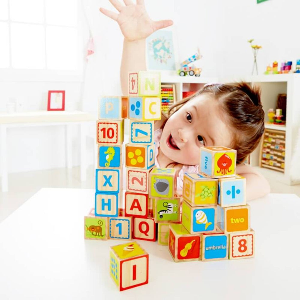 Hape Juguete BLOQUES ABC DE MADERA