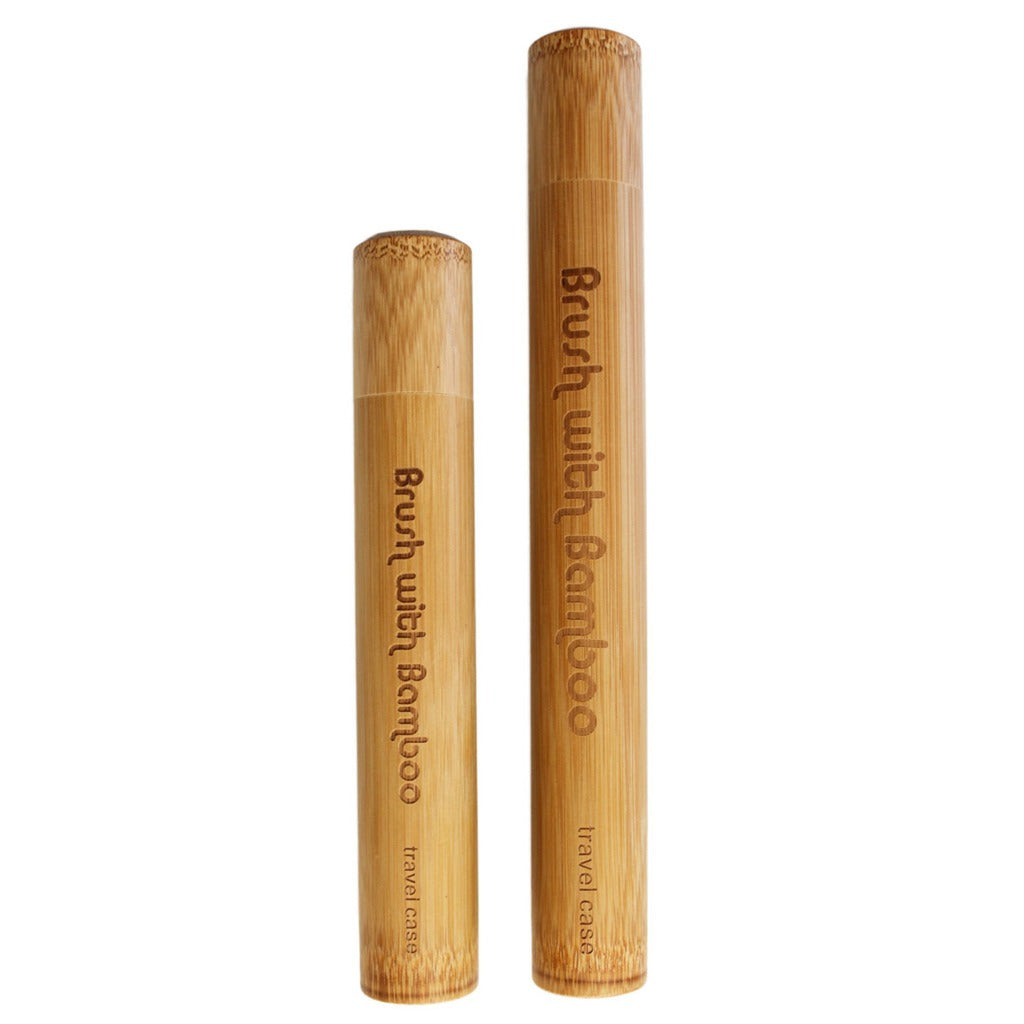 Brush with Bamboo Cepillo Dientes Niño Caja Cepillo Transportable Ecológica Niño