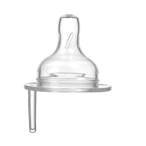 Chupete para Mamadera Thinkbaby en uso