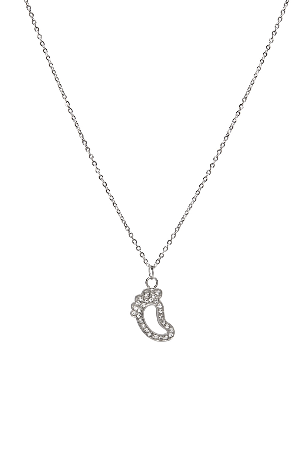 Mamijux Collar Collar con colgante de pie con cristales