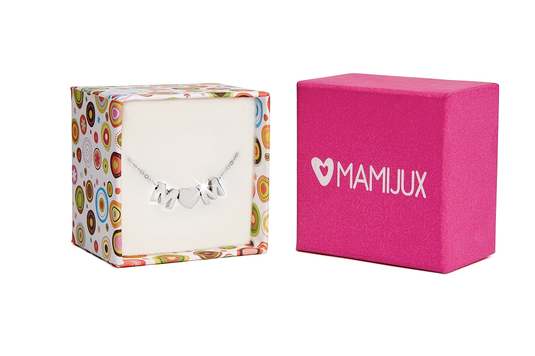Mamijux Collar Collar con letras MOM