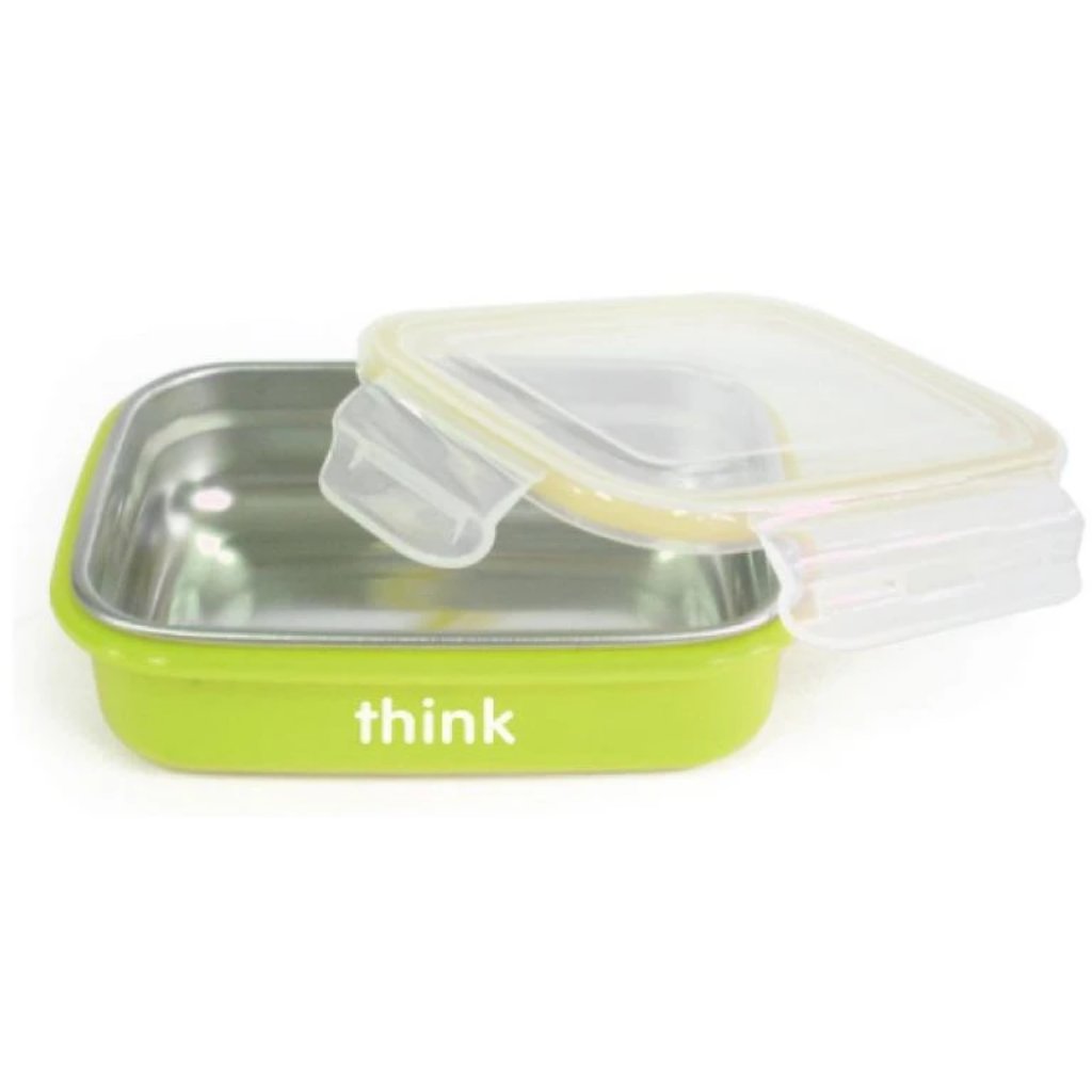 ThinkBaby Contenedor Verde Limon Contenedor Hermético Bento Box-ThinkBaby