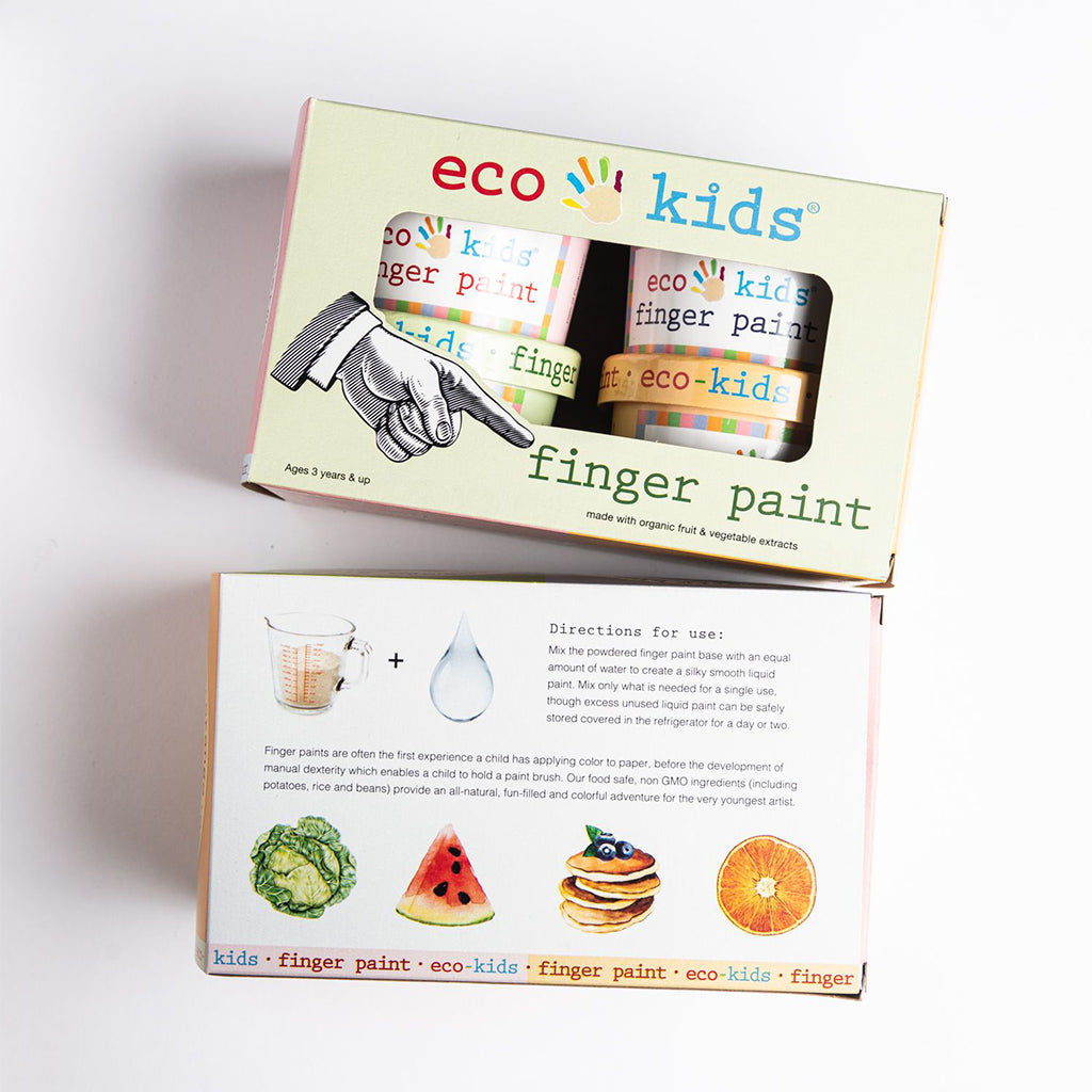 EcoKids Juguete Eco PintaDedos - Pintura Natural