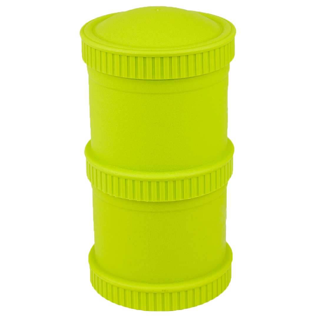 ReplayRecycled Envase Verde Limon / Tapa Rosca Envase Alimentos Apilable Doble Ecológico