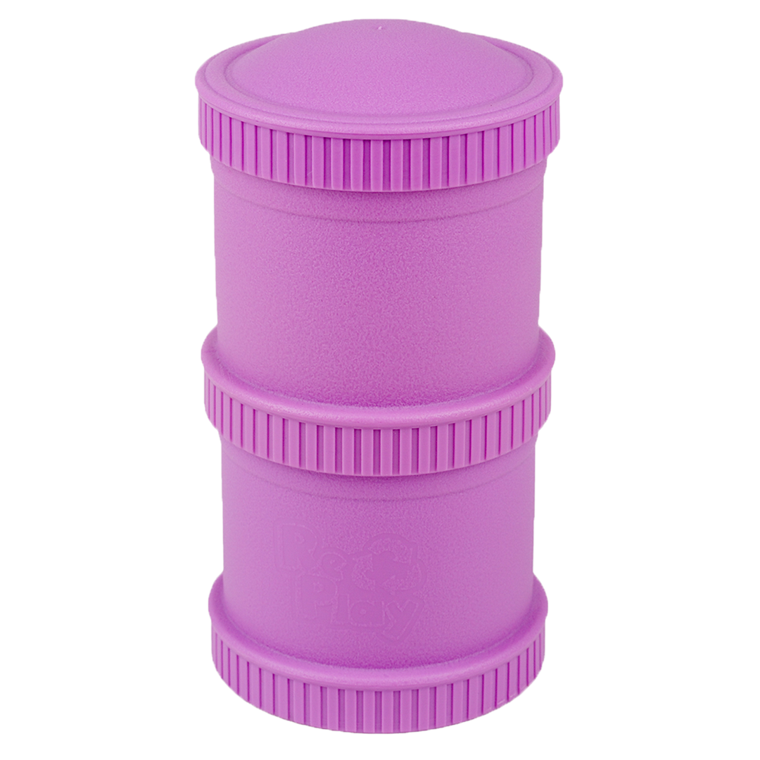 ReplayRecycled Envase Morado / Tapa Rosca Envase Alimentos Apilable Doble Ecológico